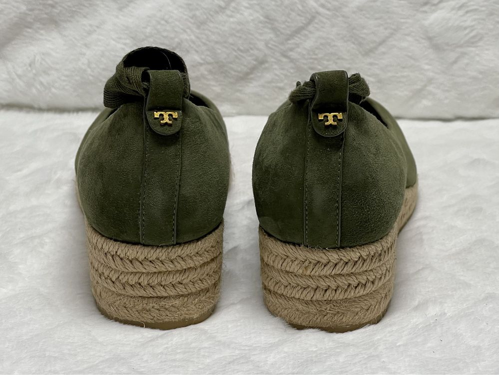 Tory Burch khaki espadryle roz. 40