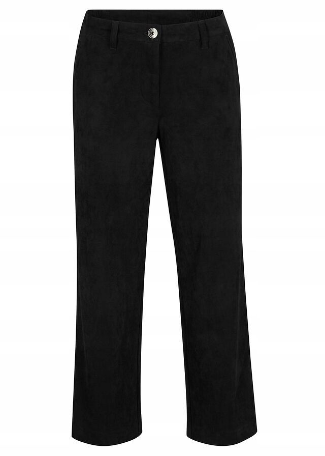 B.P.C welurowe spodnie 7/8 czarne ^40