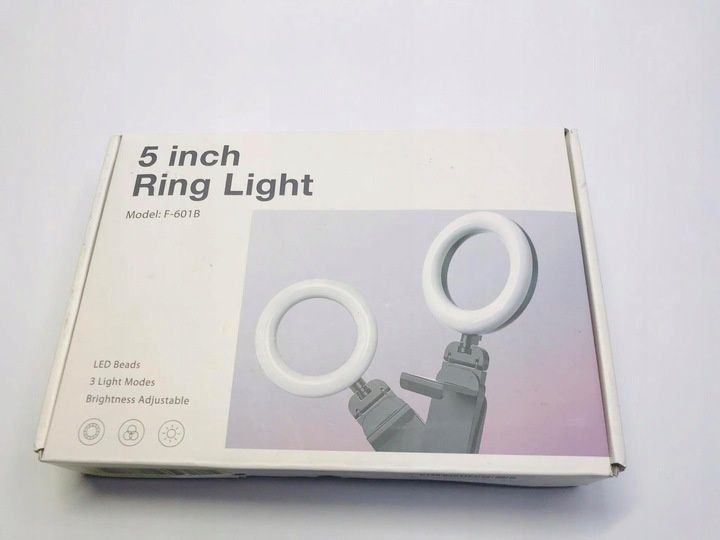 Lampa pierścieniowa z mocowaniem