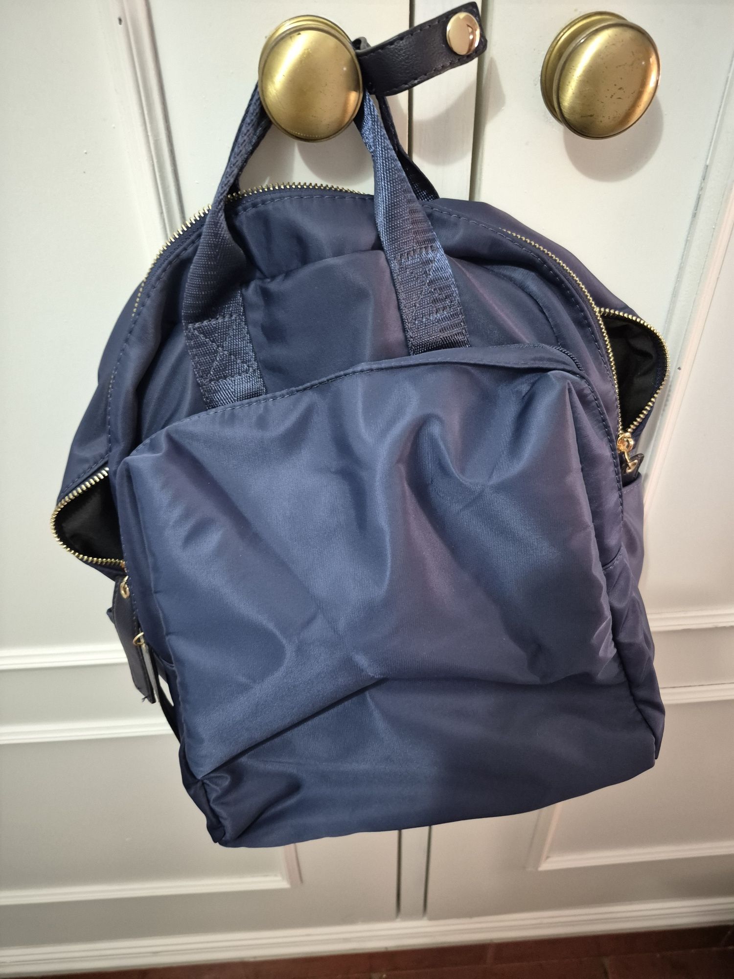 Mochila azul como nova