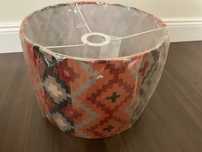 Abażur klosz góralski etniczny wys. 20 cm