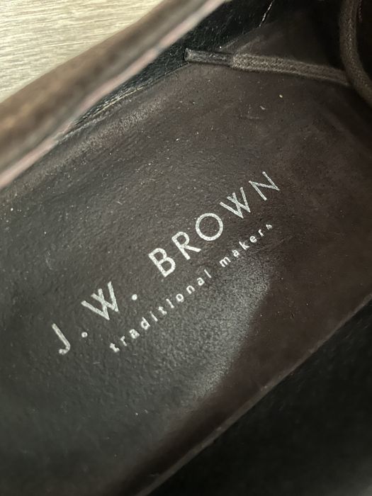 Туфлі J. W. Brown, натуральна замша, 43 розмір