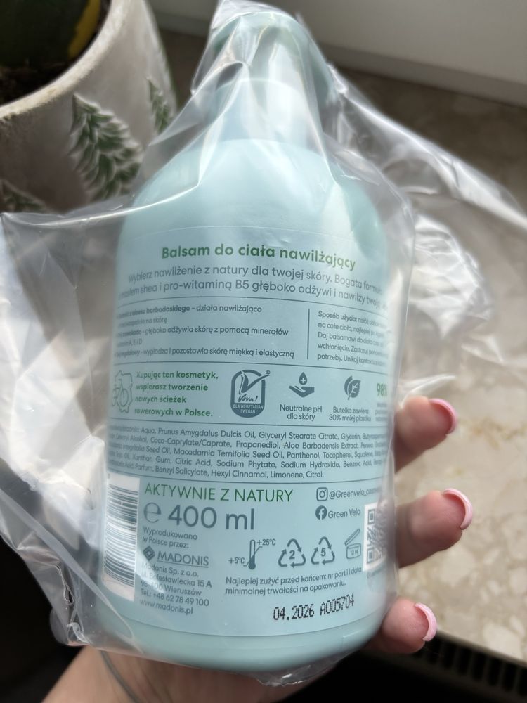 Green velo balsam do ciała nawilżający