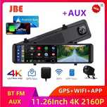4K 11,26-calowa kamera wideorejestrator lusterko WiFi nawigacja FM AUX