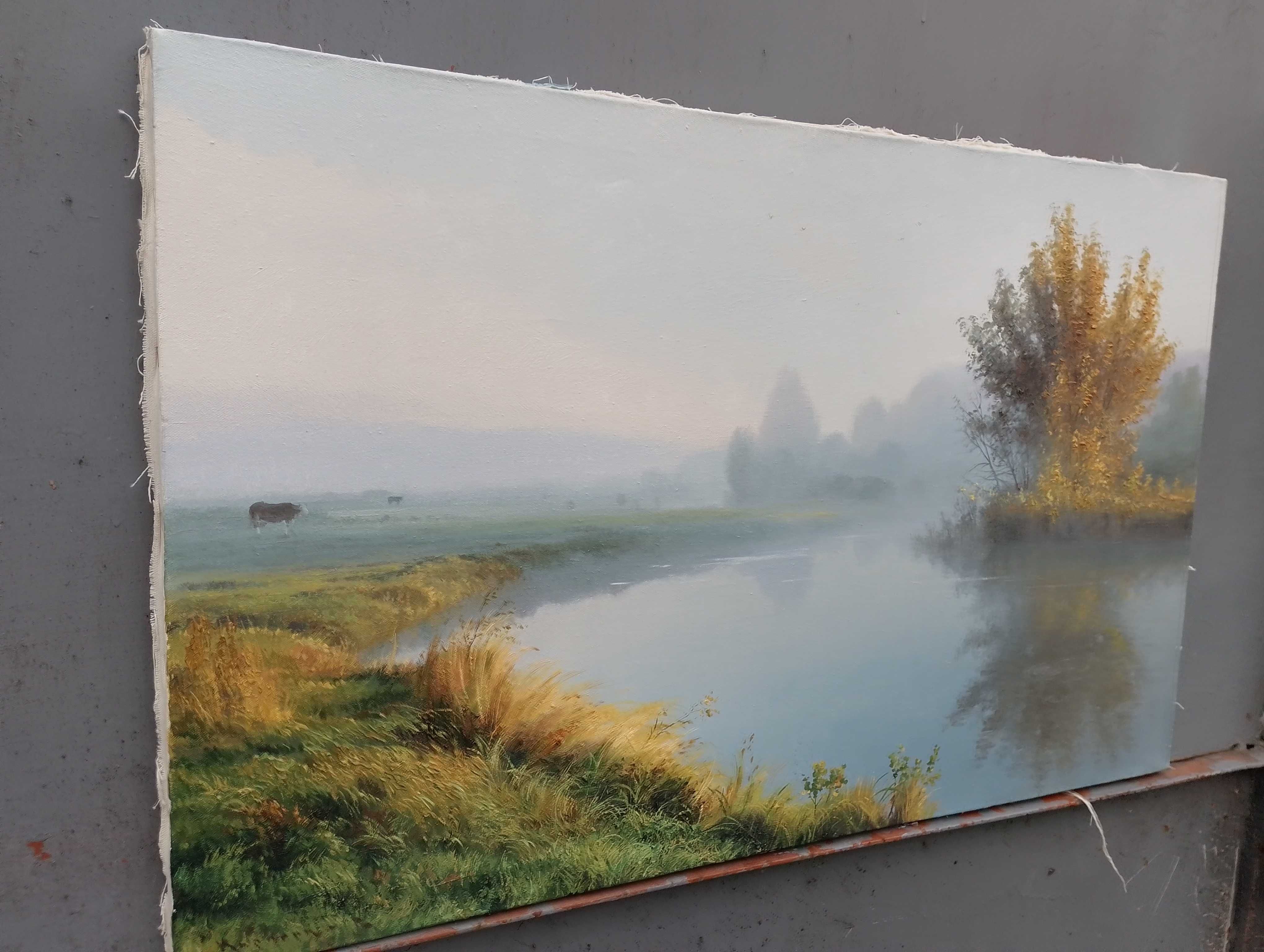 Картина пейзаж.Картина для интерьера.Картина холст масло. Природа.