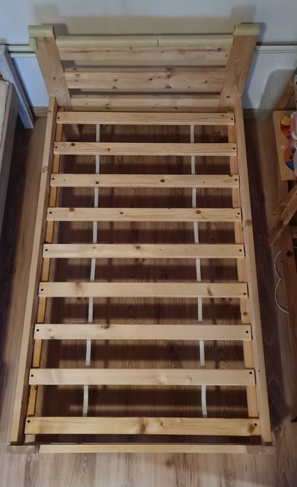 Łóżko drewniane dla dziecka 140cm