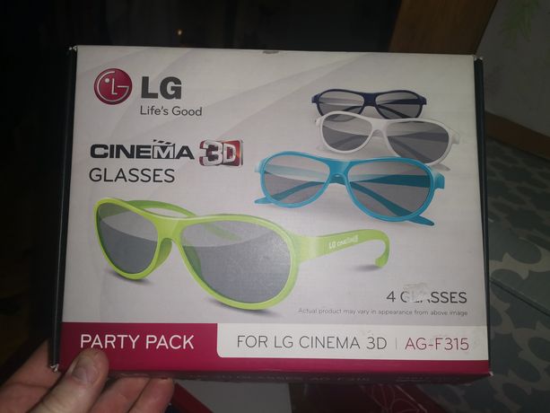 Okulary 3D zestaw LG Party Pack AG-F315