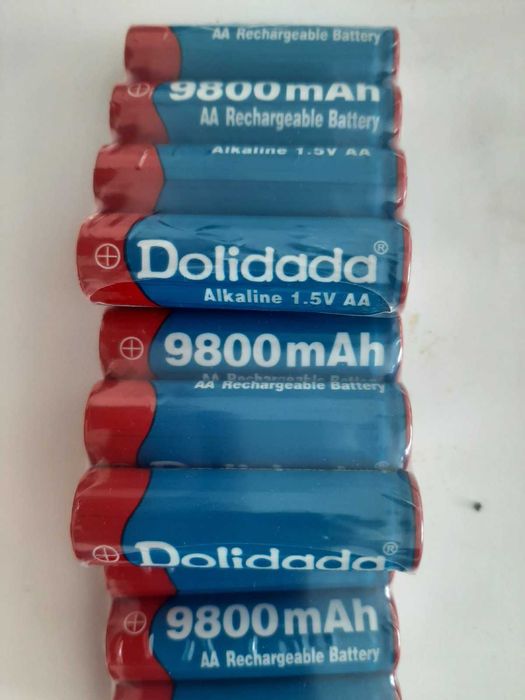акумуляторні батарейки ( пальчикові) АА 1.5v 9800 mAh