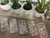 iPhone 13 mini case obudowa w kwiaty