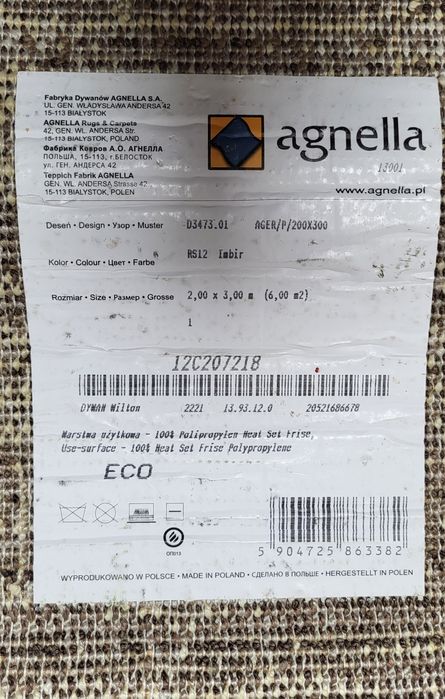 Sprzedam Dywan 2 x 3