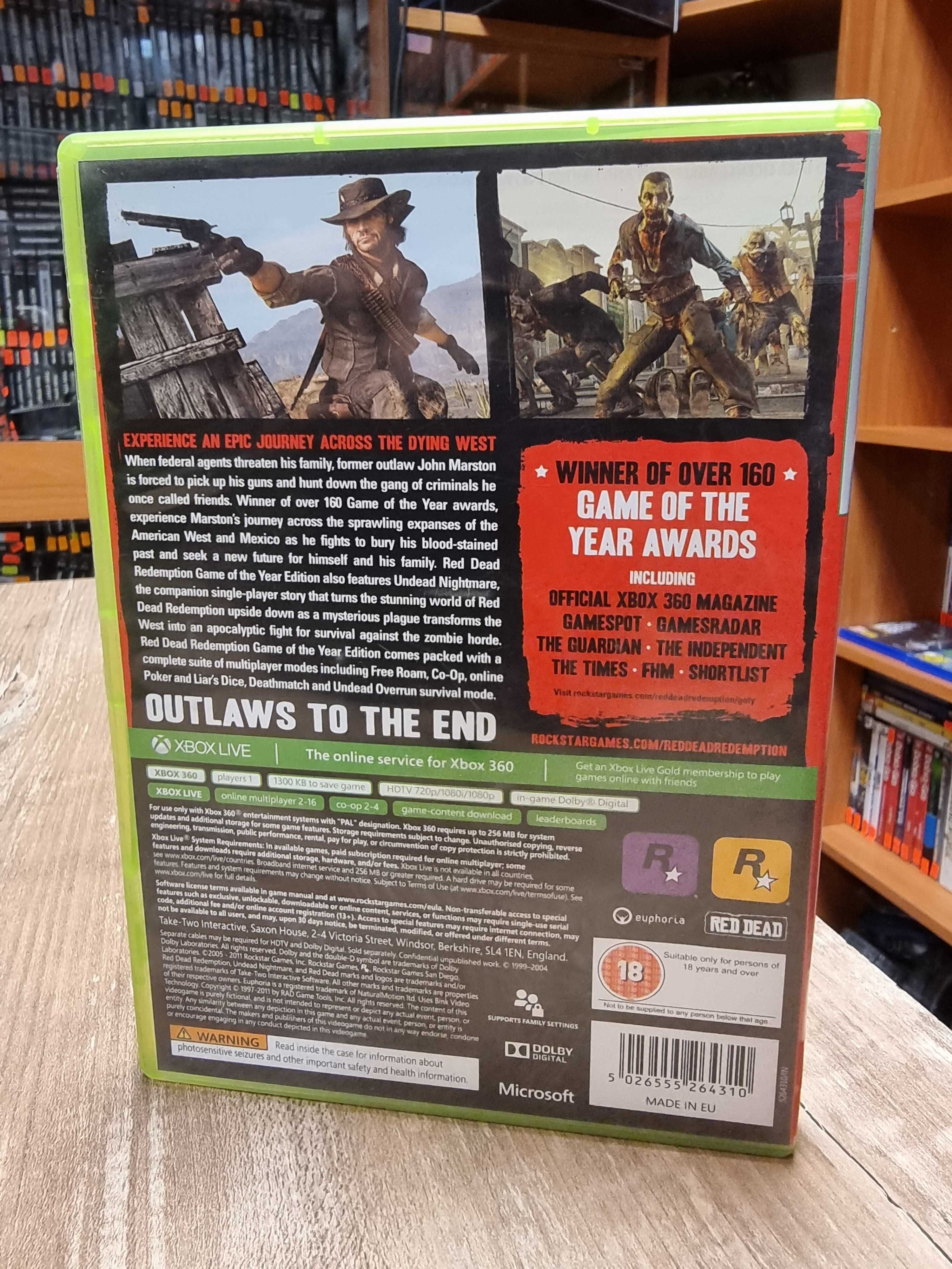 Red Dead Redemption XBOX 360, Sklep Wysyłka Wymiana