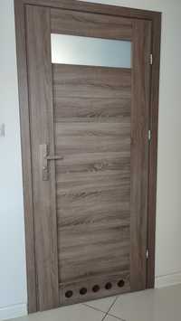 Skrzydło drzwiowe łazienkowe drzwi Vegas dąb truflowy 80 prawe