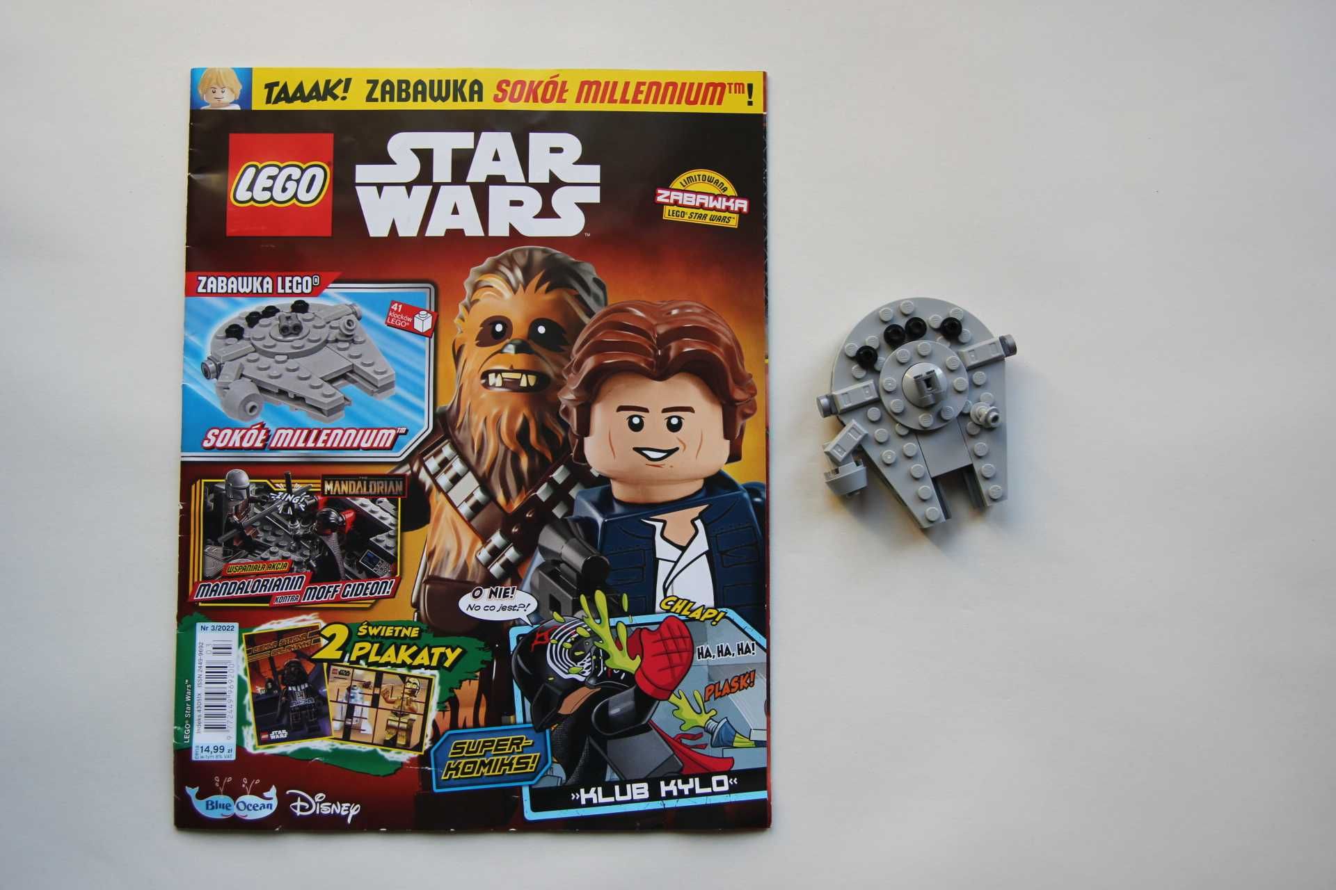 Lego Star Wars 3 gazety z klockami Lego