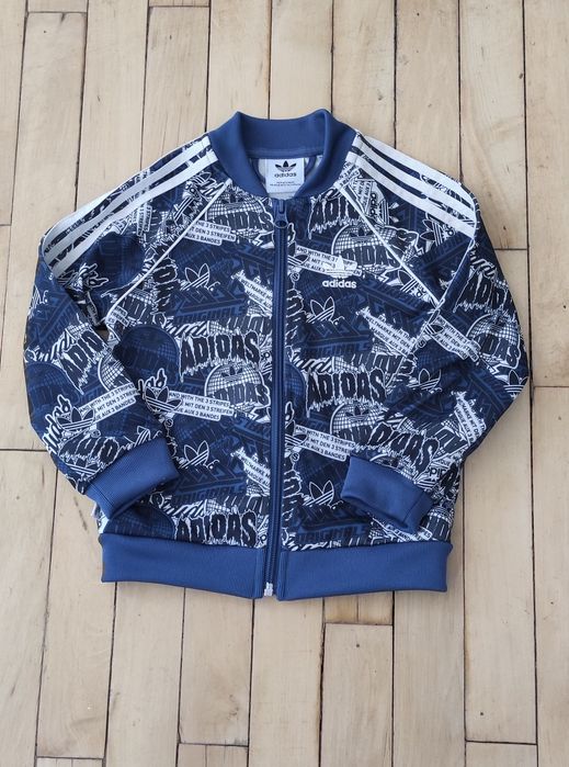 Тепла куртка на хлопчика, спортивна куртка Adidas, светр, кофта, батни