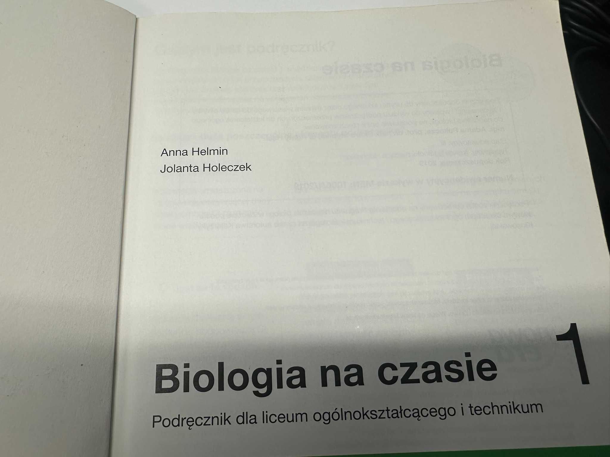 Biologia na czasie. Podręcznik dla LO i technikum. Zakres podstawowy