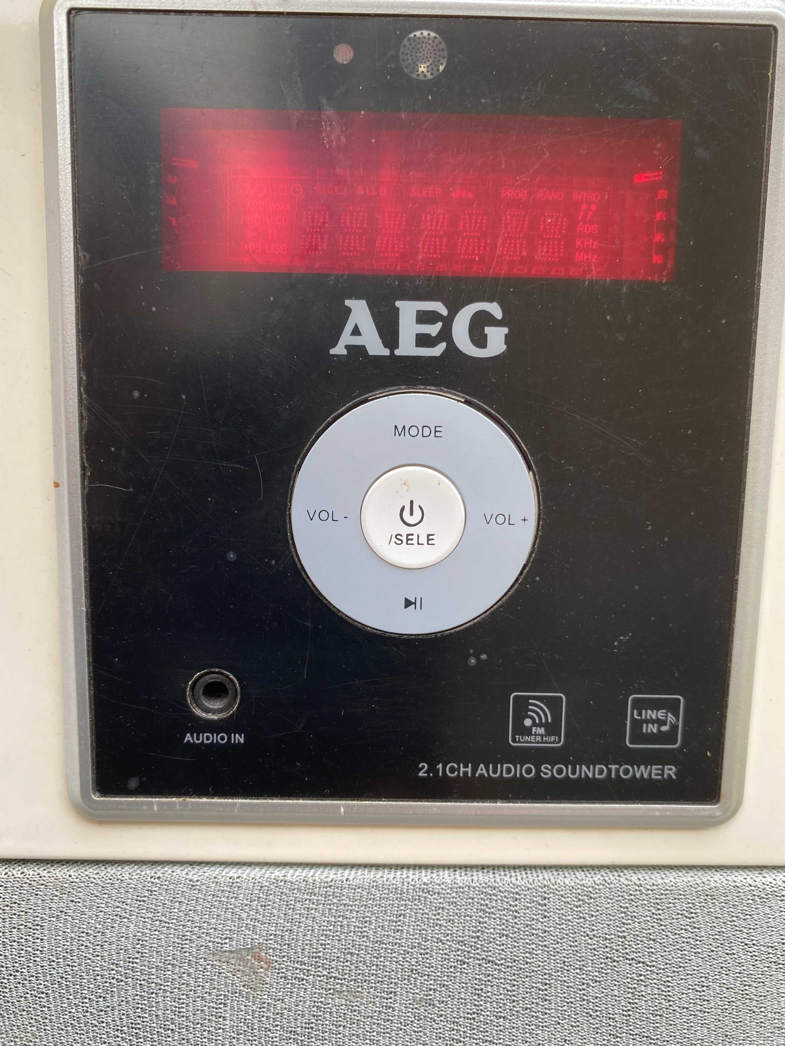 Głosnik, kolumny, radio  AEG 4453 iPHONE/iPAD/iPOD