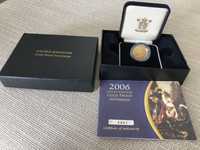 Moeda libra de ouro proof sovereign 2006