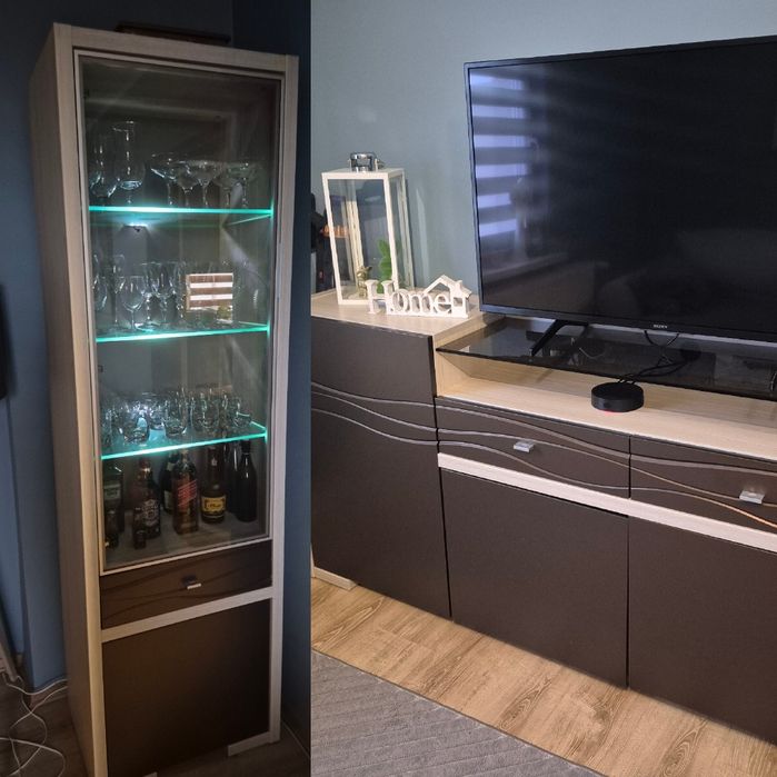 Komoda rtv plus witryna