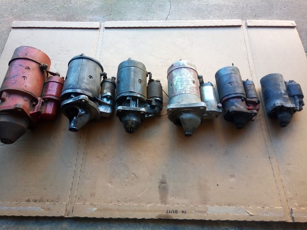 Conjunto de 6 motores de arranque