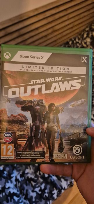 Star wars outlaws jak nowa, xbox x.