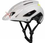 Kask rowerowy Exclusky r. 56-61 cm szary