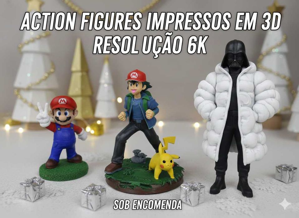 KIT Premium de Miniaturas 3D em resina resolução 6K
