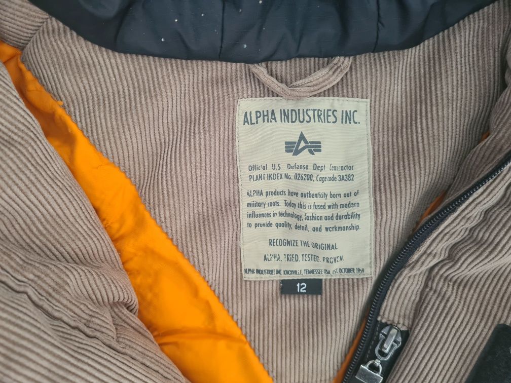 Alpha Industries kurtka zimowa size 12