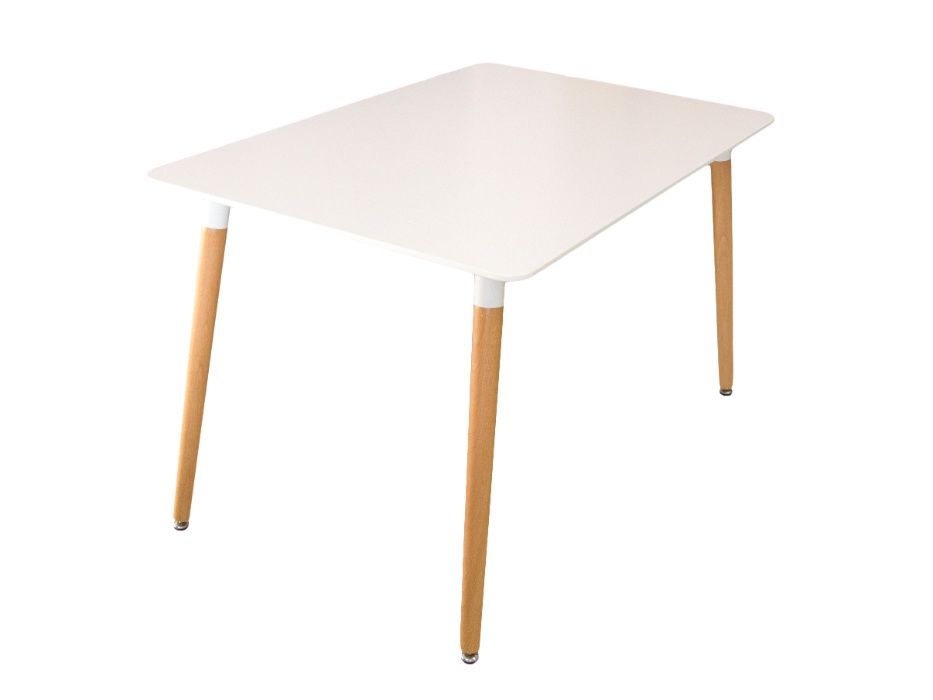 Stół BERGEN 120 + 4 Krzesła YORK DSW Skandynawskie