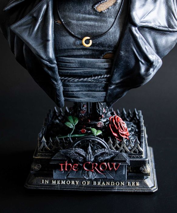 The Crow Kruk Brandon Lee Popiersie Ręcznie Malowane 1/4 Figurka