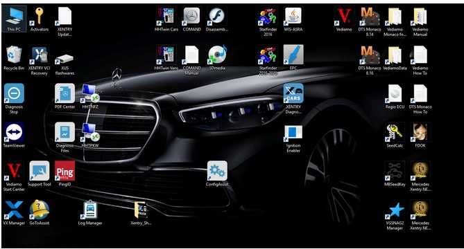 Gotowy dysk 2023.09 Xentry DAS WIS EPC  Vediamo C4/C5/C6 SSD