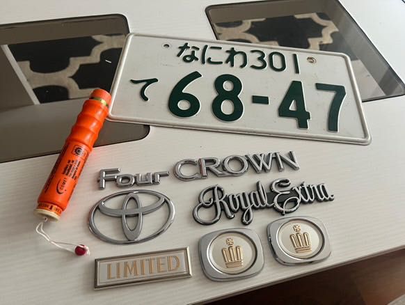 Oryginalne japońskie tablice rejestracyjne blachy JDM i Flara
