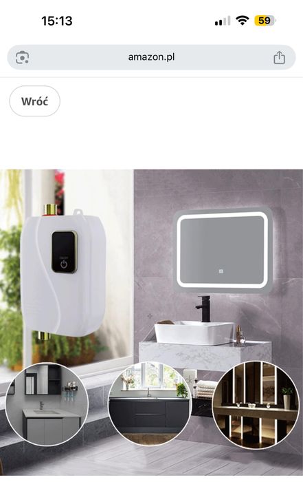 Natychmiastowy Elektryczny Podgrzewacz Wody