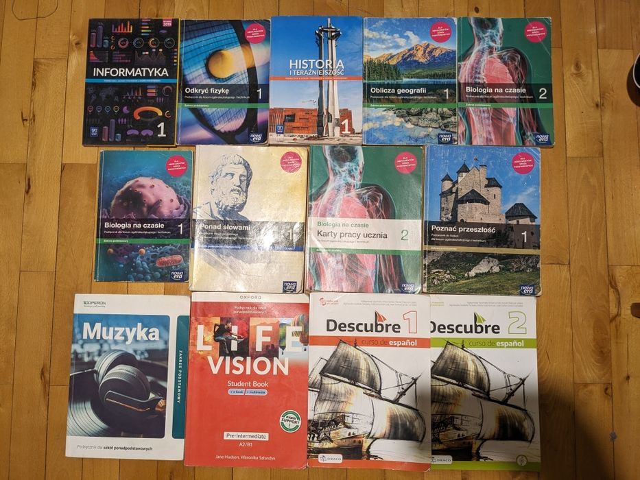 Książki do klas 1-2 liceum i technikum