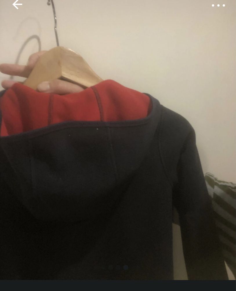 Casaco felpa reversível tribord 10 anos