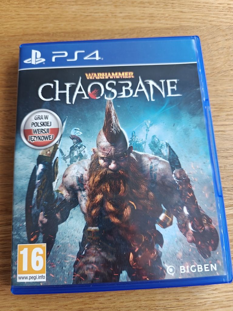 Warhammer chaosbane, polska wersja. Gra PS4, PS5. slim, pro