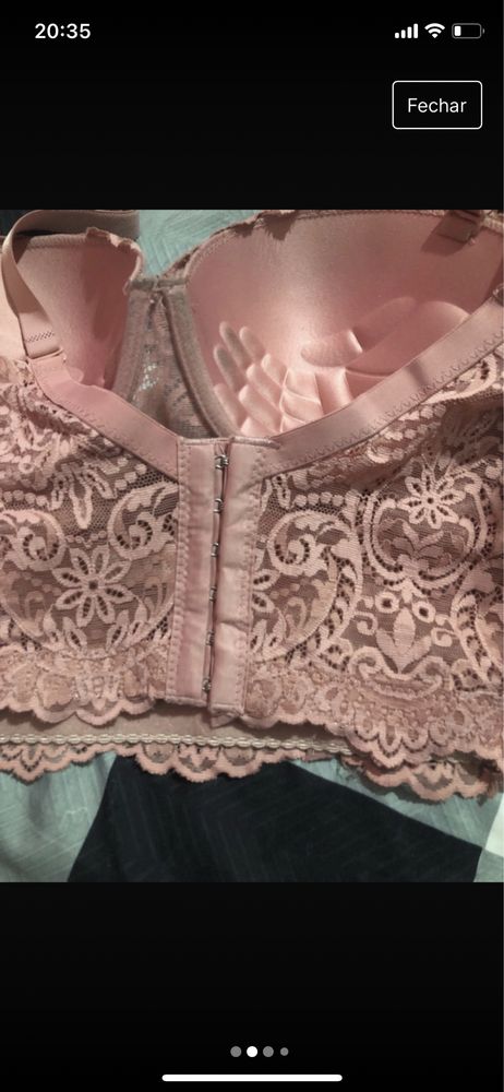 Top corsete rosa
