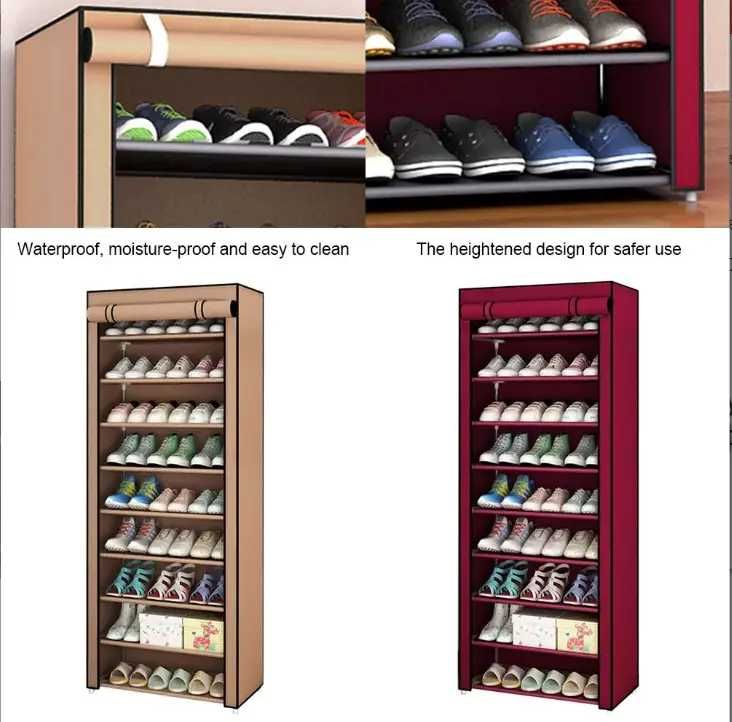 Шкаф для обуви, Шафа для взуття, Shoe Cabinet тканинна 9 полочек