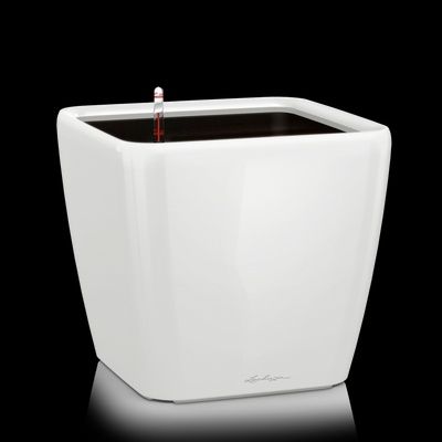 Вазон/Quadro Premaum Ls 28 Білий_16140 h=28