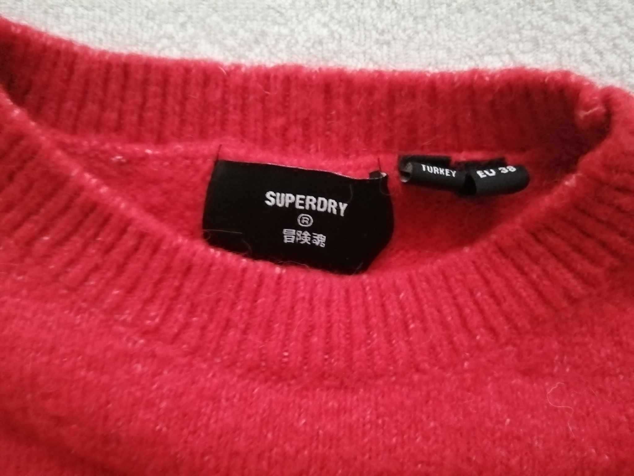 SUPERDRY Essential Sweter Damski Eu 38 Oryginalny Jak Nowy
