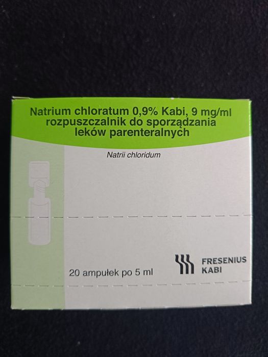 NaCl sól fizjologiczna sterylna