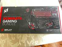 Bundle gaming NPLAY Dominate 4.0 Teclado, Auscultadores, Rato E Tapete
