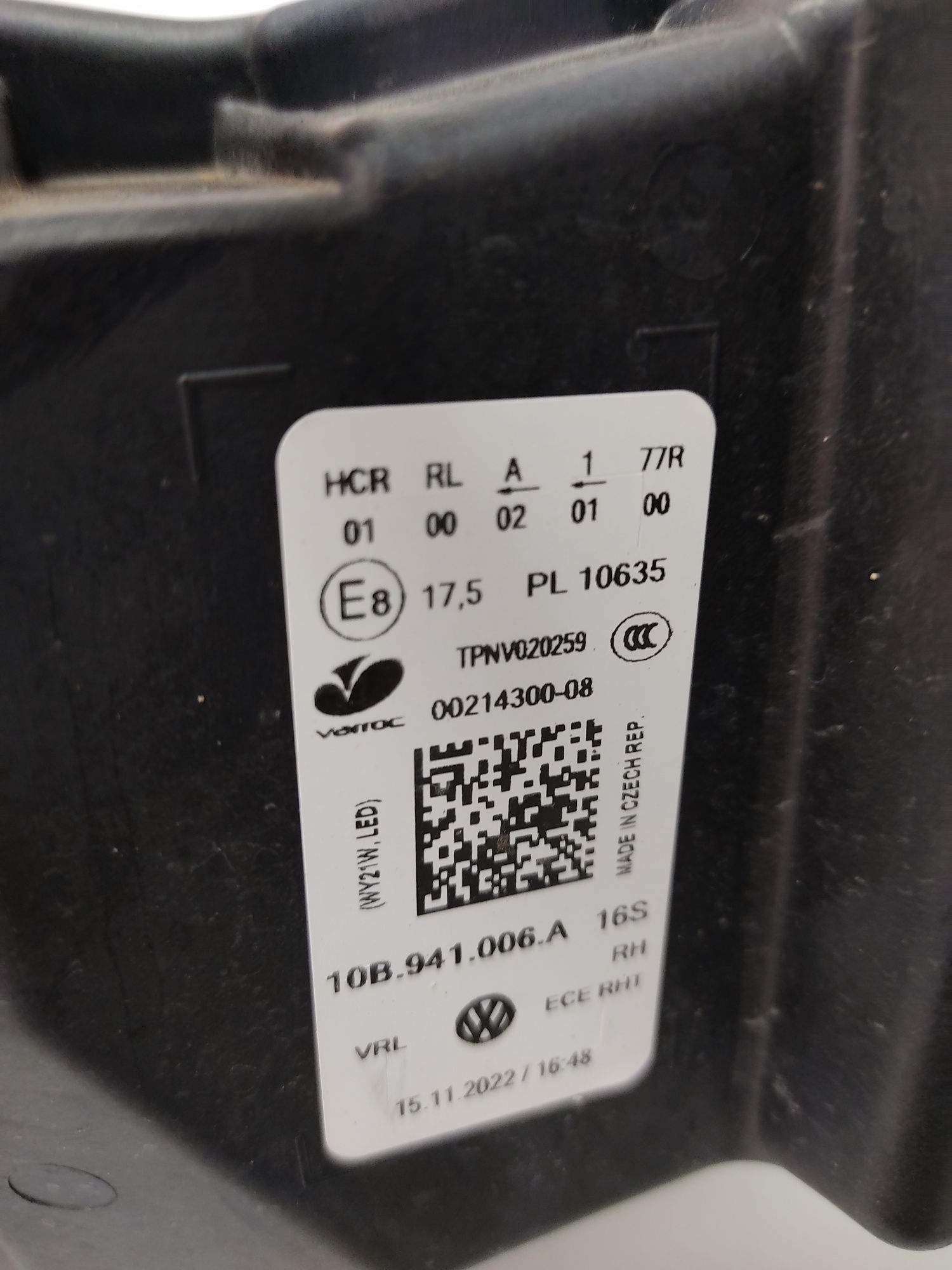 Передня фара VW ID 3 10B.941.006.A 2022р
