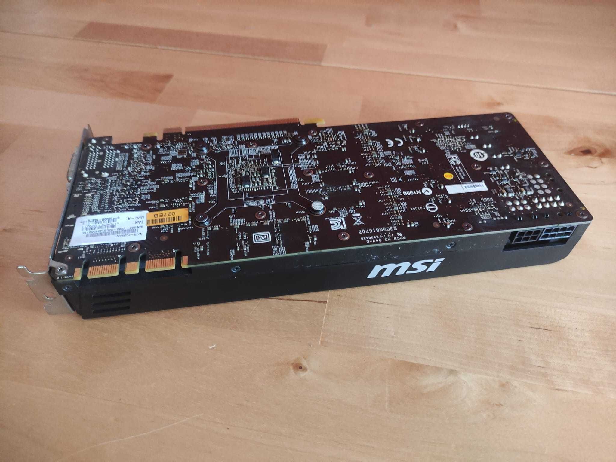 Gráfica MSI NVIDIA Geforce GTX 770 N770-2GD5/OC