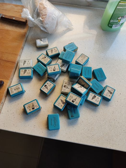 Pontas canetas técnicas Rotring nunca usadas