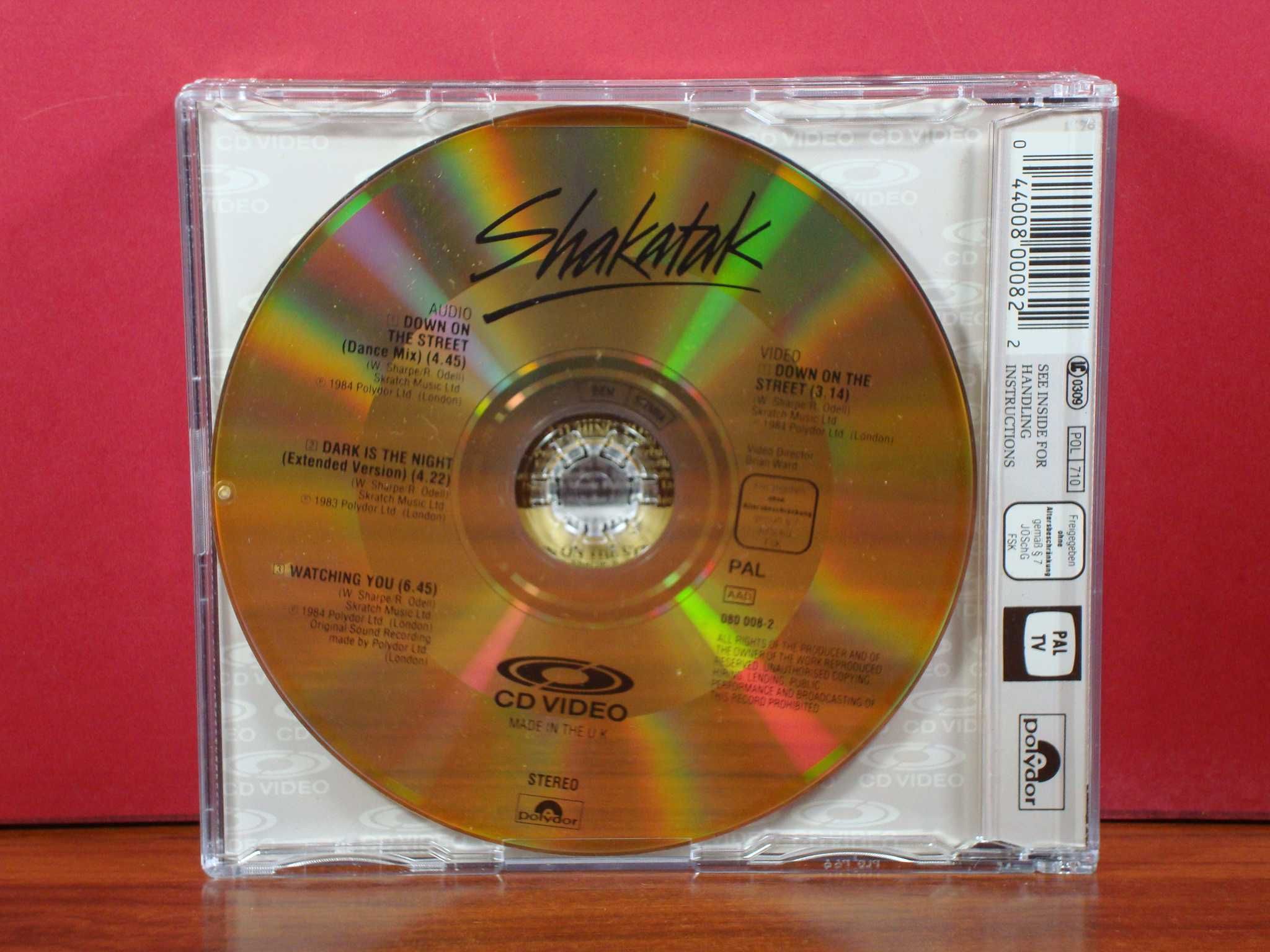 Shakatak - Down On The Street / NM / LaserDisc 5"/ Single / PAL