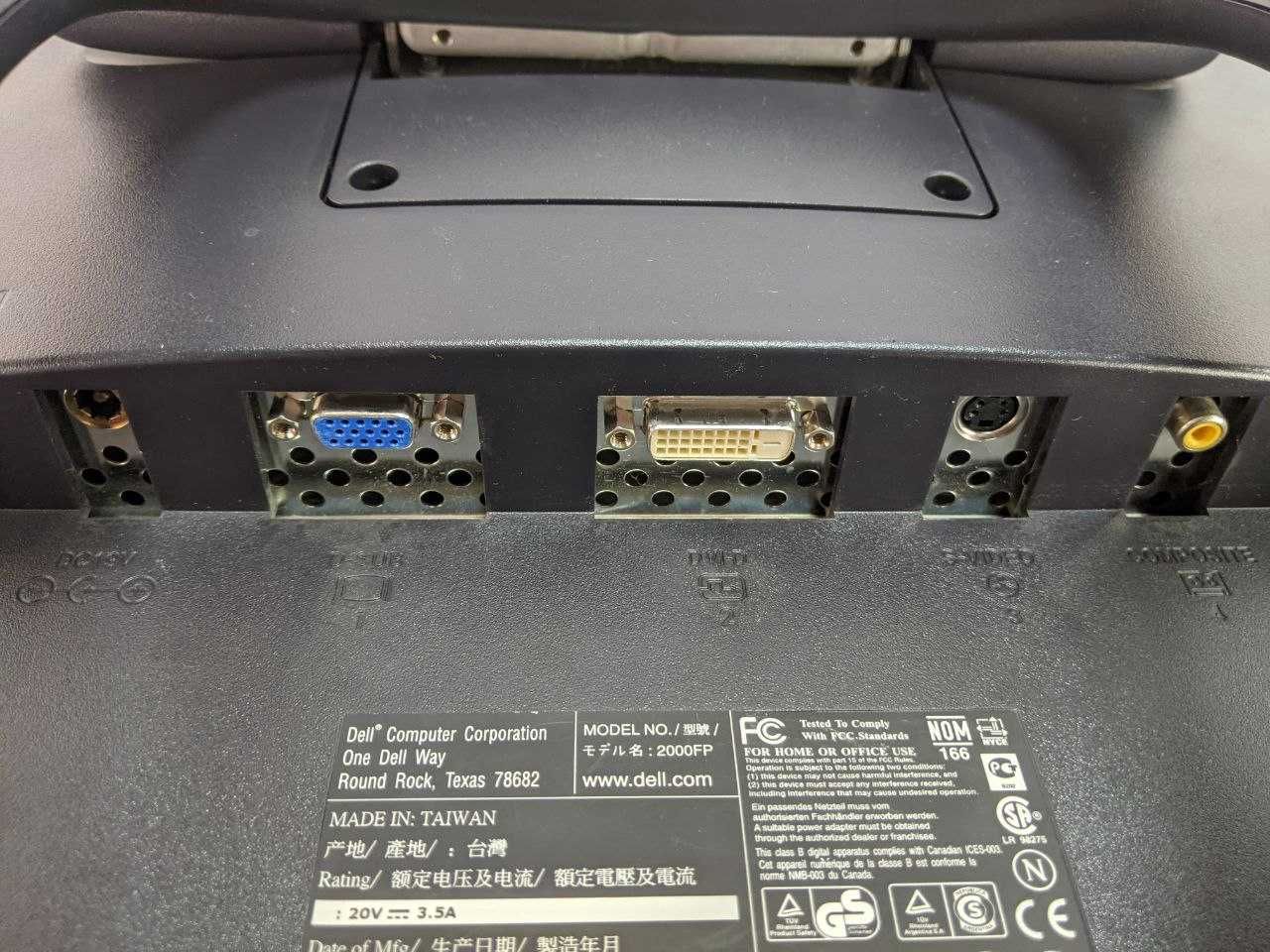 Монітор 20" Dell UltraSharp 2000Fp VGA/DVI/S-Video/Composite без БЖ
