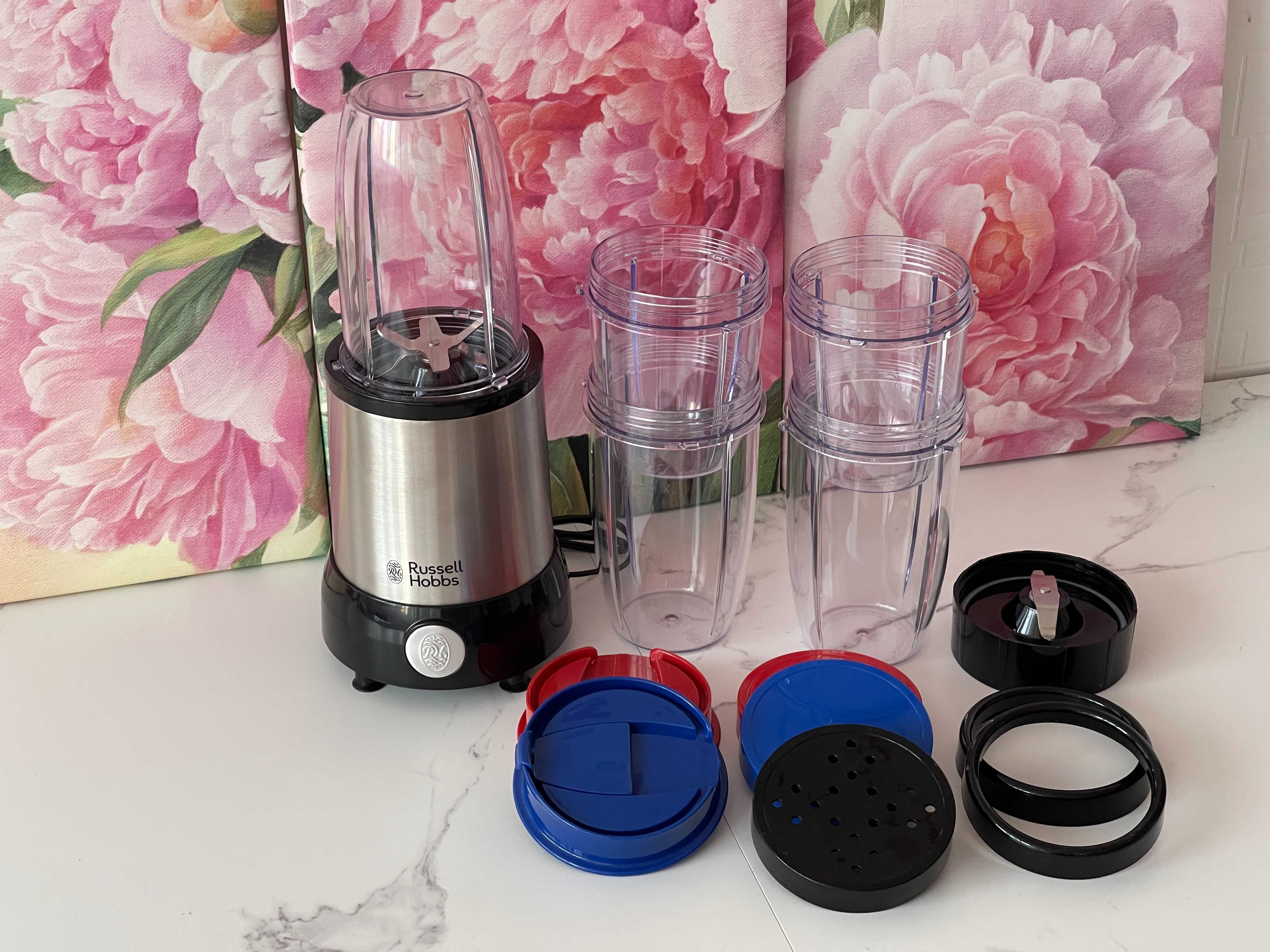 Блендер Russell Hobbs Nutri Boost 5 стаканів/2ножі/з кришками (новий)