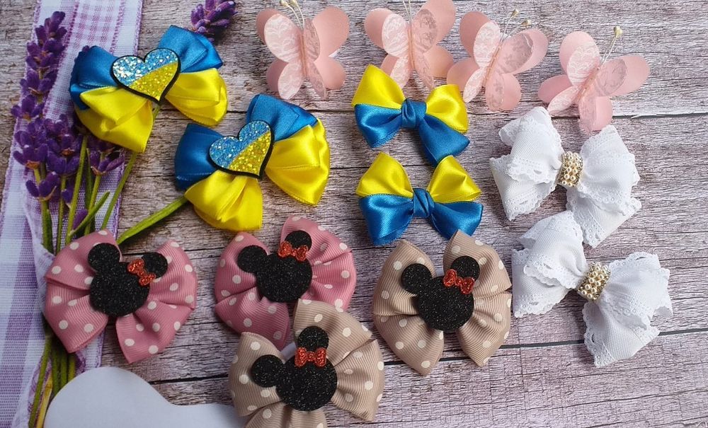 Бантики,заколки,првязки