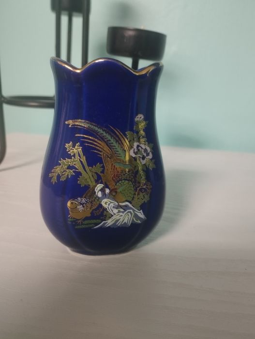 Wazon ceramika ( niebieski )