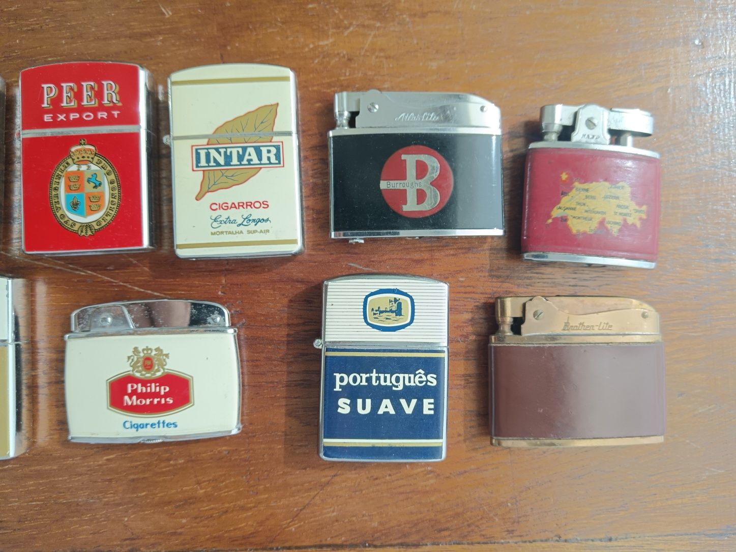 Isqueiros publicitários vintage